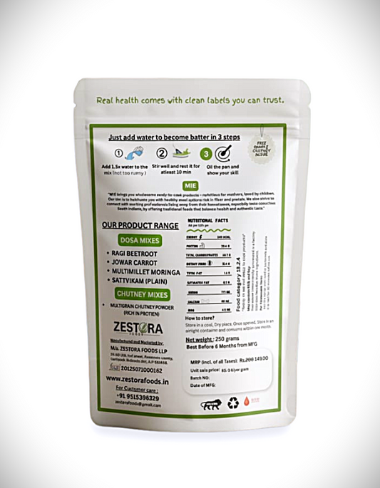 SPINACH PESARATTU DOSA MIX