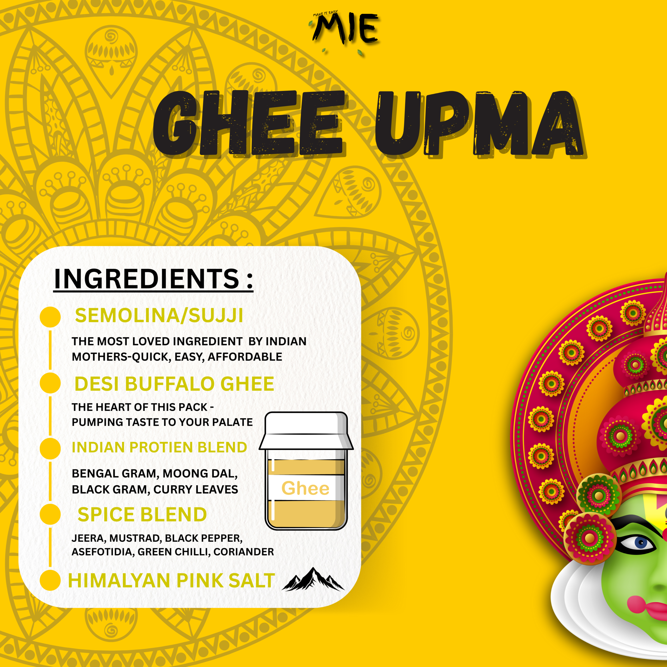 instant ghee upma mix